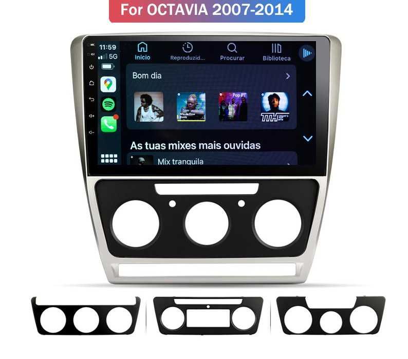 Auto Radio Para Skoda Octavia Android 13-Carplay Android Auto/Montagem