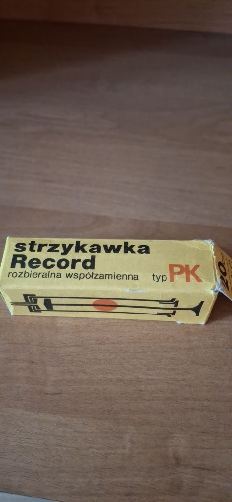 Strzykawki szklane prl