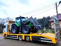 Transport maszyn do 14 T Usługi transportowe Laweta