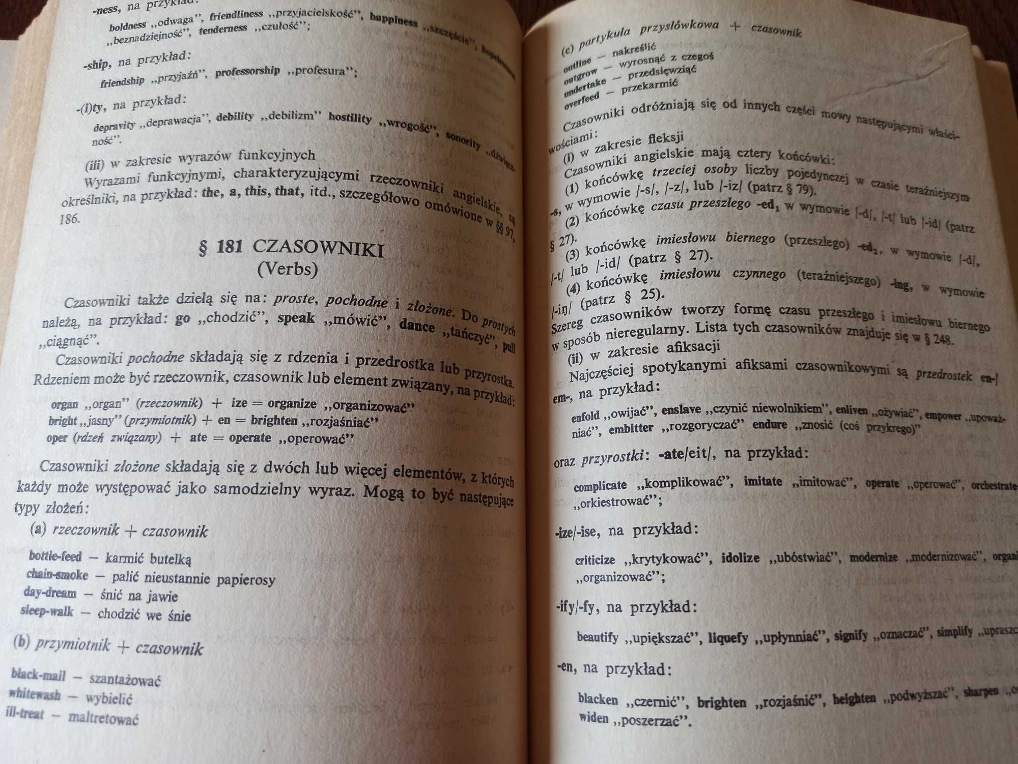 Gramatyka j.angielskiego dla Polaków, wydanie 1991 r