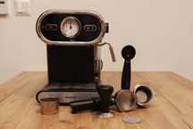 Zmodyfikowany ekspres do kawy SilverCrest Nakedfilter Espresso tamper