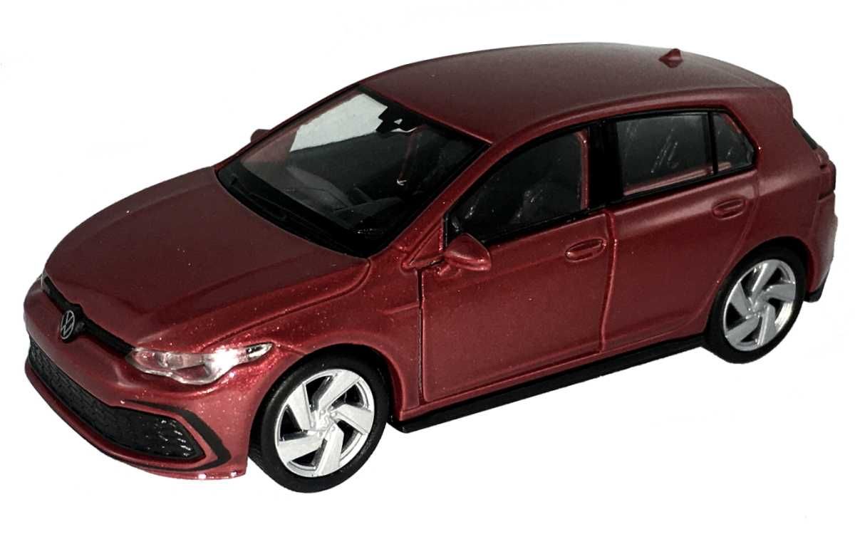 Volkswagen VW GOLF 8 GTI model WELLY 1:38 czerwony