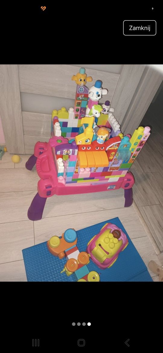 Stolik mega bloks+klocki mix+auta
Mix klocków mega bloks  stolik mega
