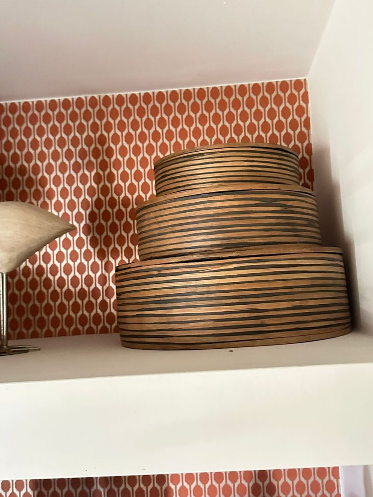 Peças de decoração em madeira