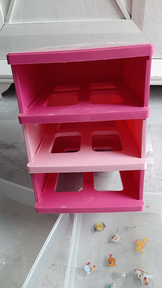 Organizer Barbie szuflady box pudelko
