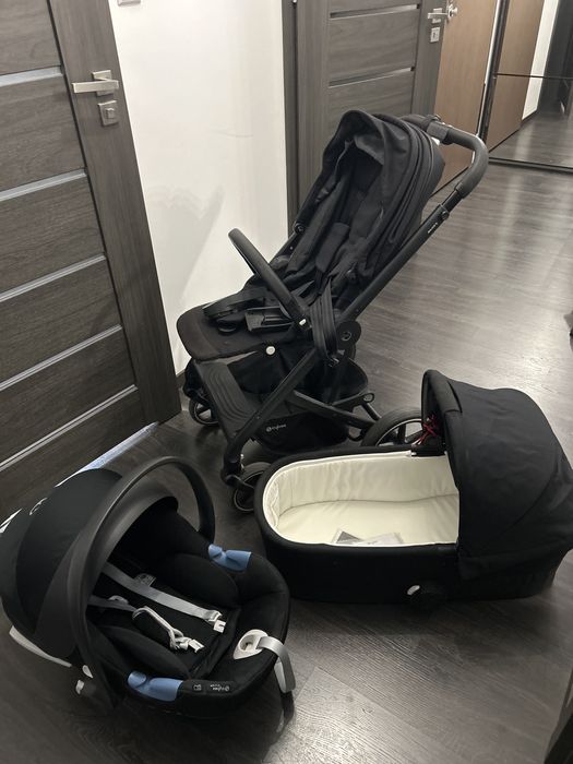 Cybex Balios S 3w1 + adaptery + baza do auta
