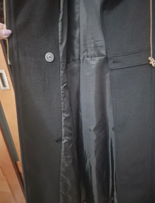 Casaco comprido plissado Rinascimento