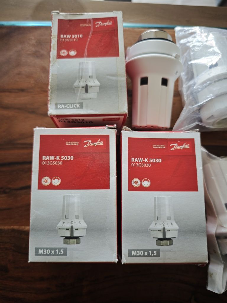 Głowice termostatyczne , Danfoss, IMI  i inne, orginał