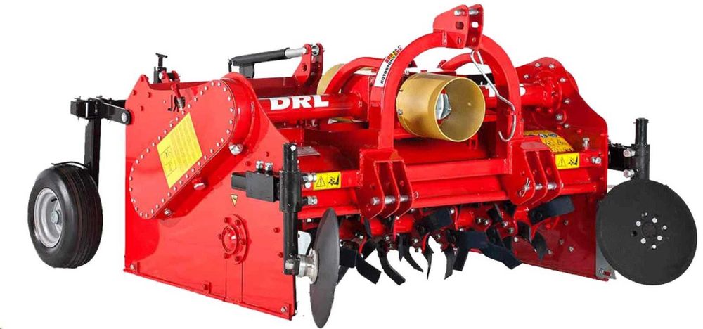 Грядоутворювач двороторний Massano DRL145 + прикочуючий ролик + капот