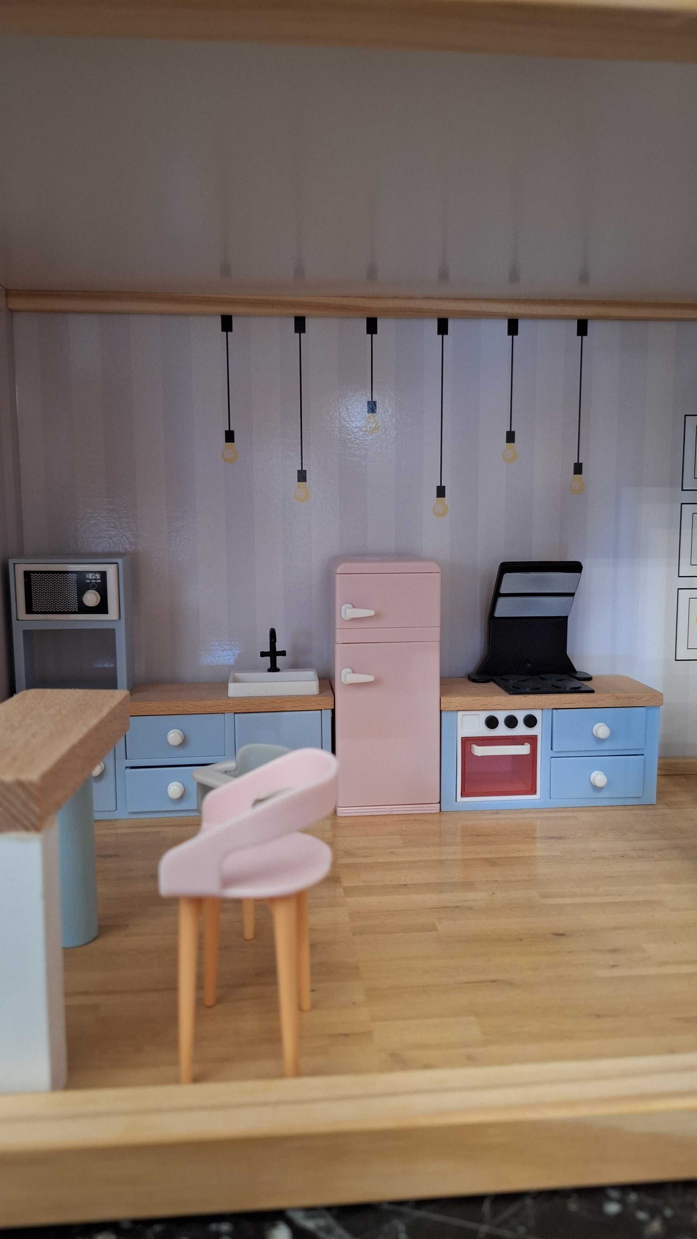Casa de bonecas + acessórios