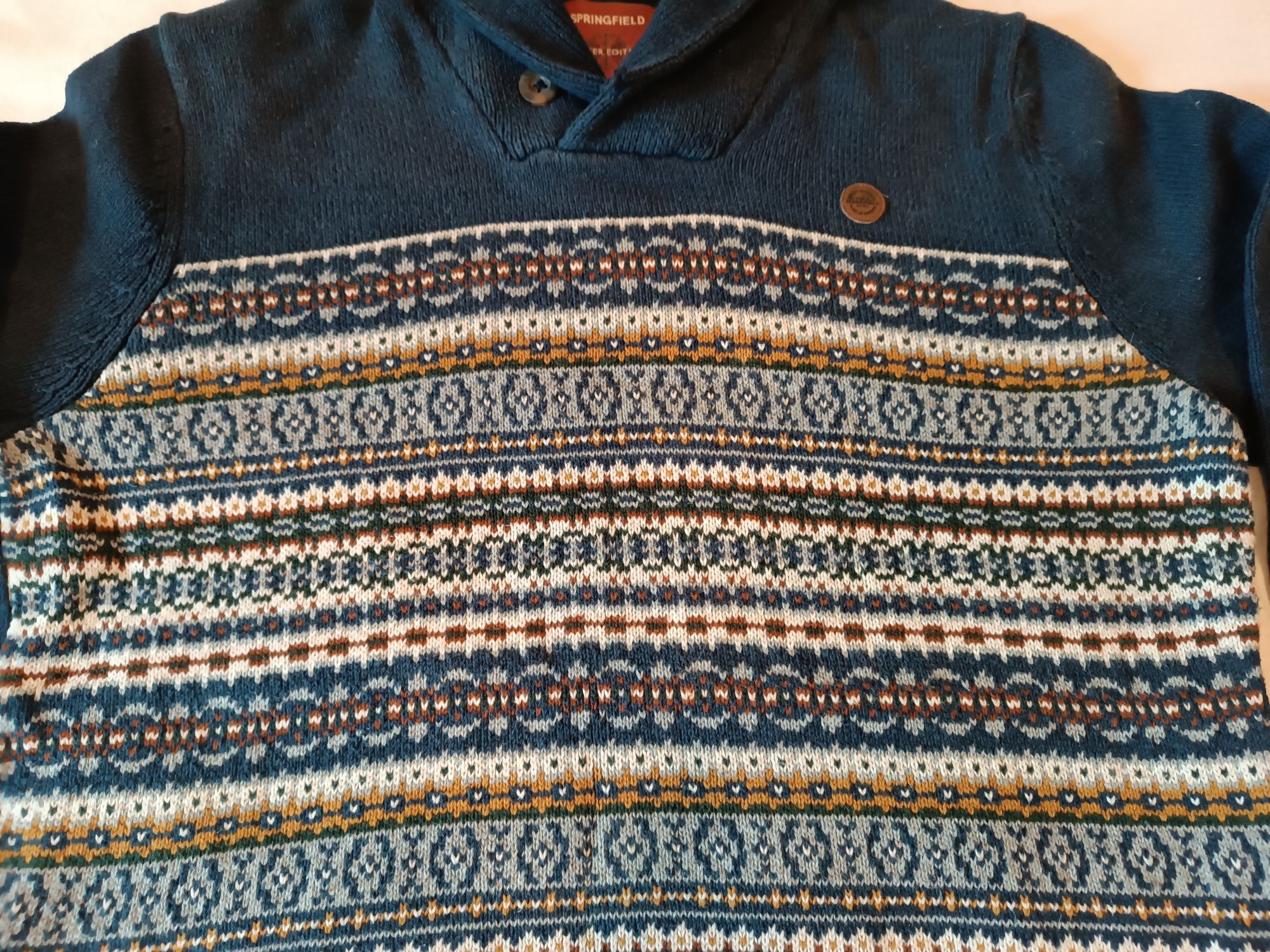 Pullover azul escuro