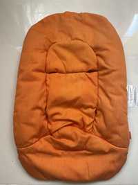 Подкладка для детского стульчика  Стокке Stokke оранжевая