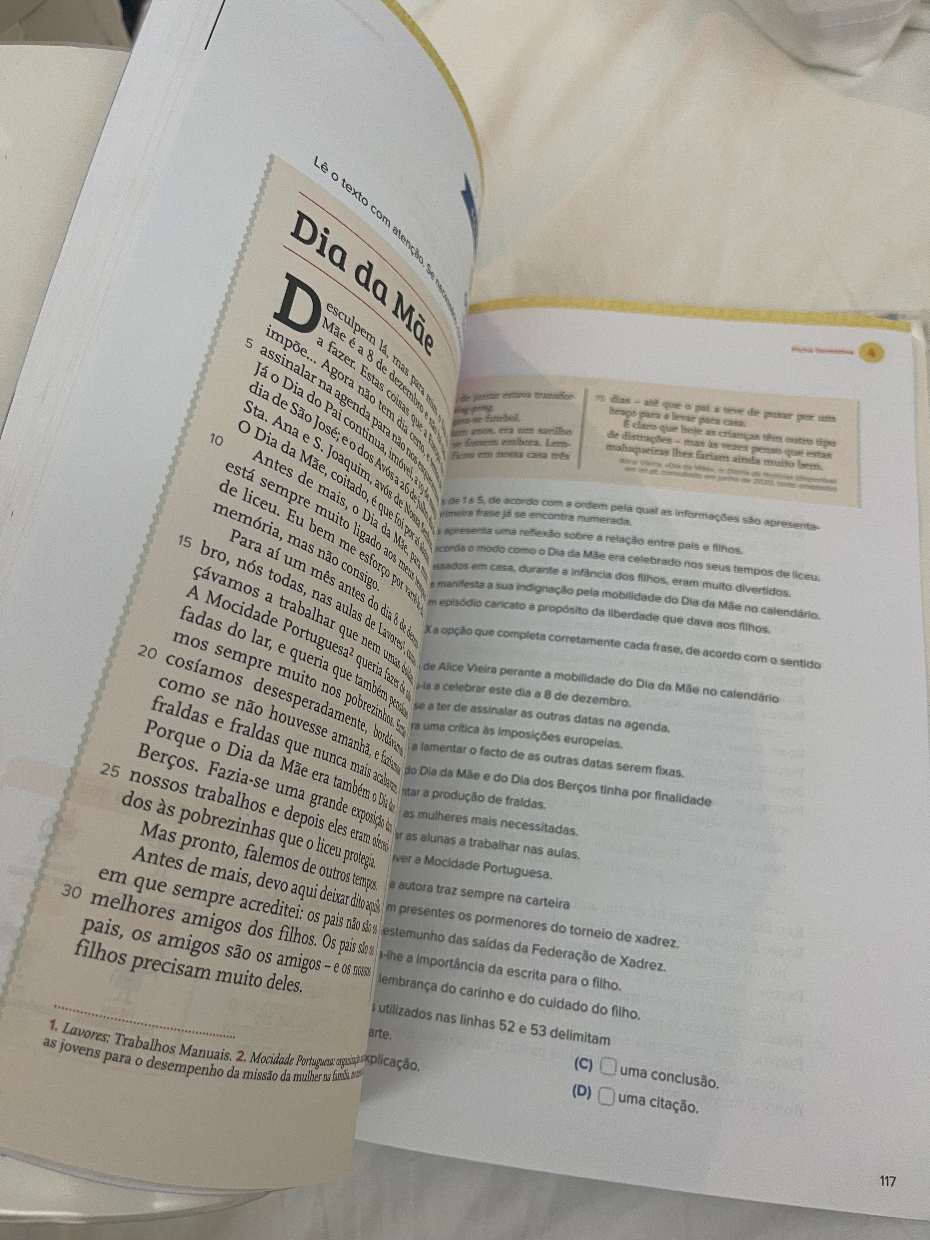 Caderno atividades Português 7.º ano