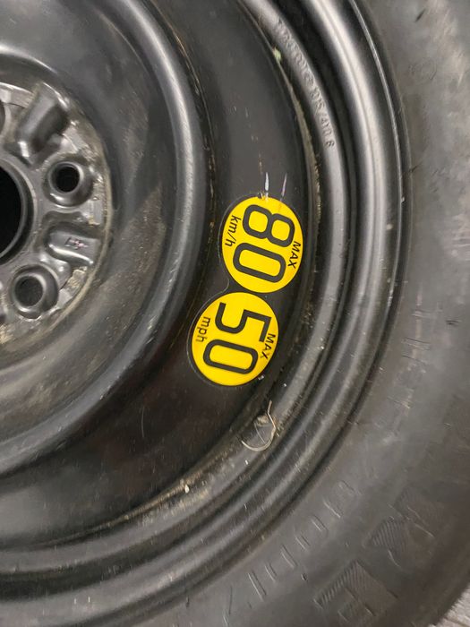 Koło dojazdowe Maxxis T125/80D17 100M – stan idealny  RAV4