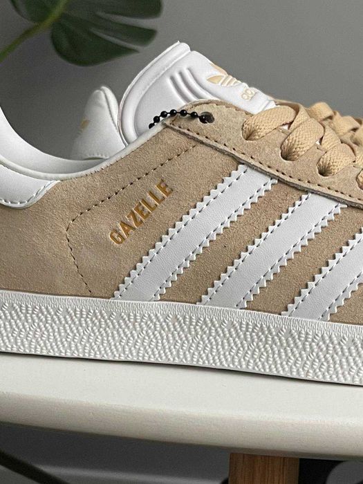 Жіночі Кросівки Adidas Gazelle Beige 36-41 (Оплата при отриманні)