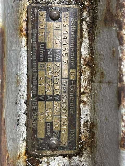 Prądnica Bosch 20kw do agregatu prądotwórczego