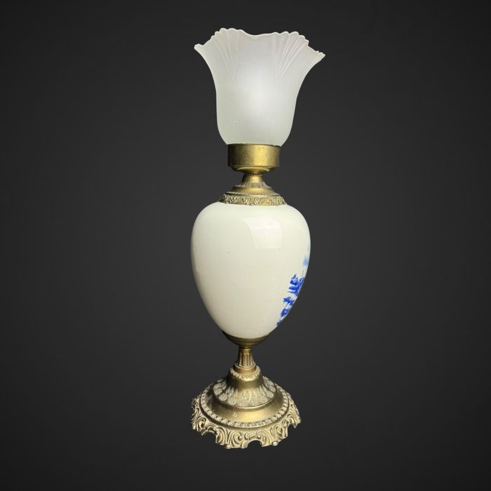 Lampa stołowa Holenderska styl Delft wiatraki holenderski B51/061510