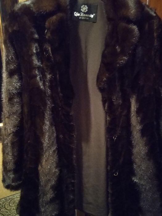 Норковое пальто,стильное