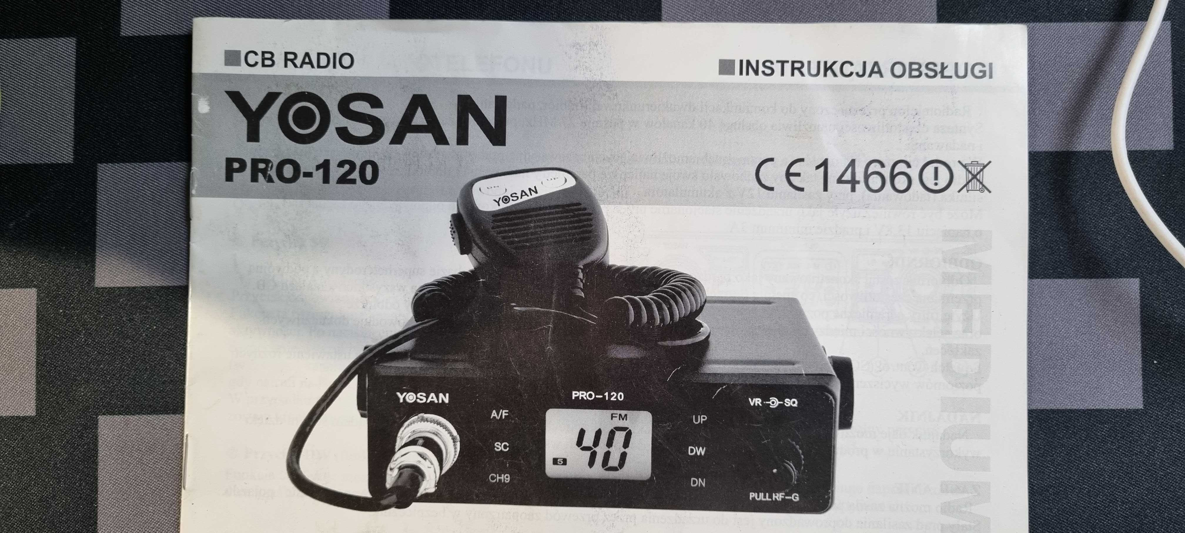 Radio CB Yosan PRO 120 + antena