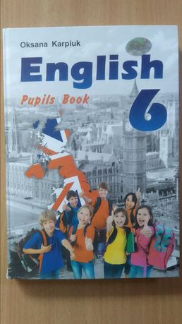 Підручник Англійська мова 6 клас Карпюк
