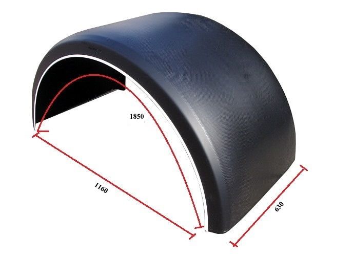 Błotnik nadkole na koło bliźniak 285/70 R 19,5 285/60 R 22,5 - nowy