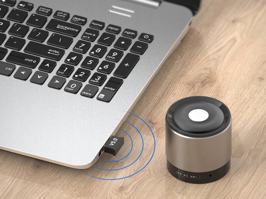 Mini adapter Bluetooth dongle 5.0 high USB szybki pada słuchawek