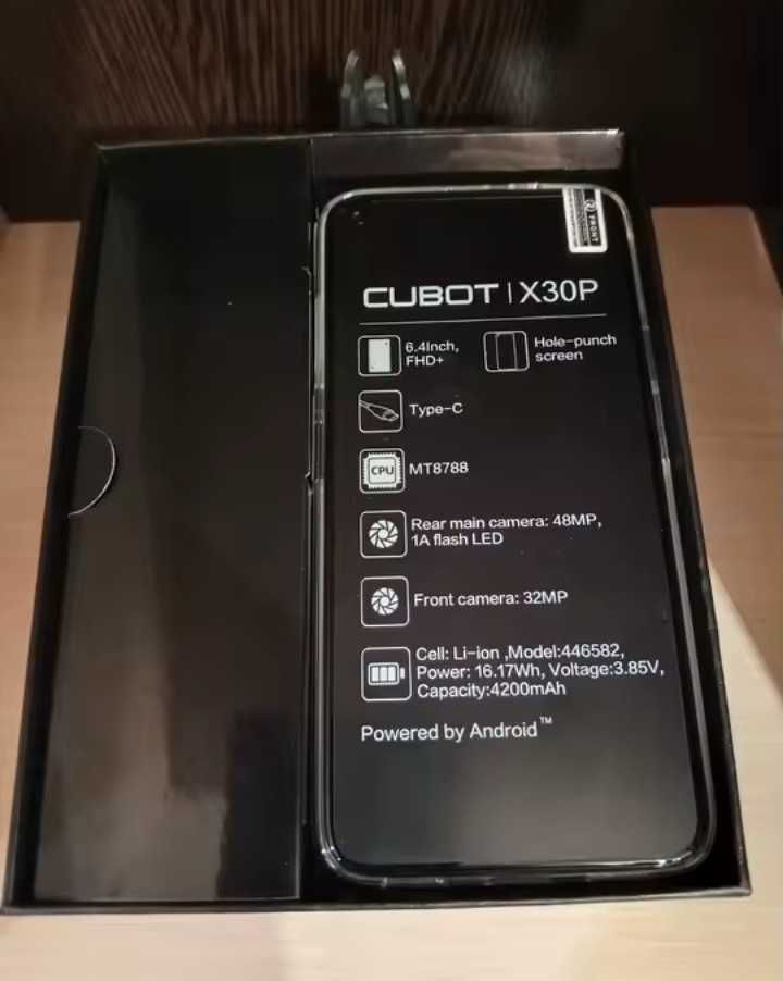 Смартфон Cubot X30 – 8/256 GB, Android, Акційна ціна