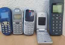 stare uszkodzone telefony mix elektronika