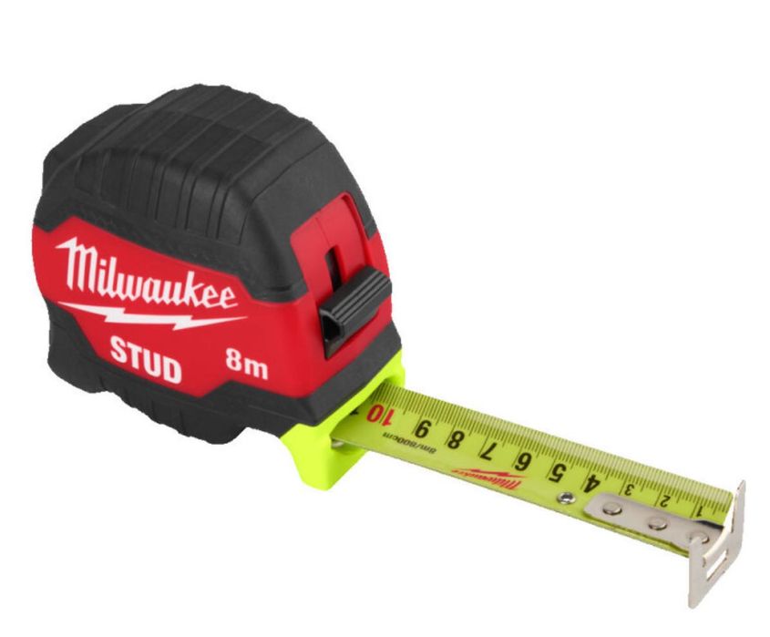 Рулетка MILWAUKEE, STUD (Gen 3), 5м, 8м, 10м (33мм)