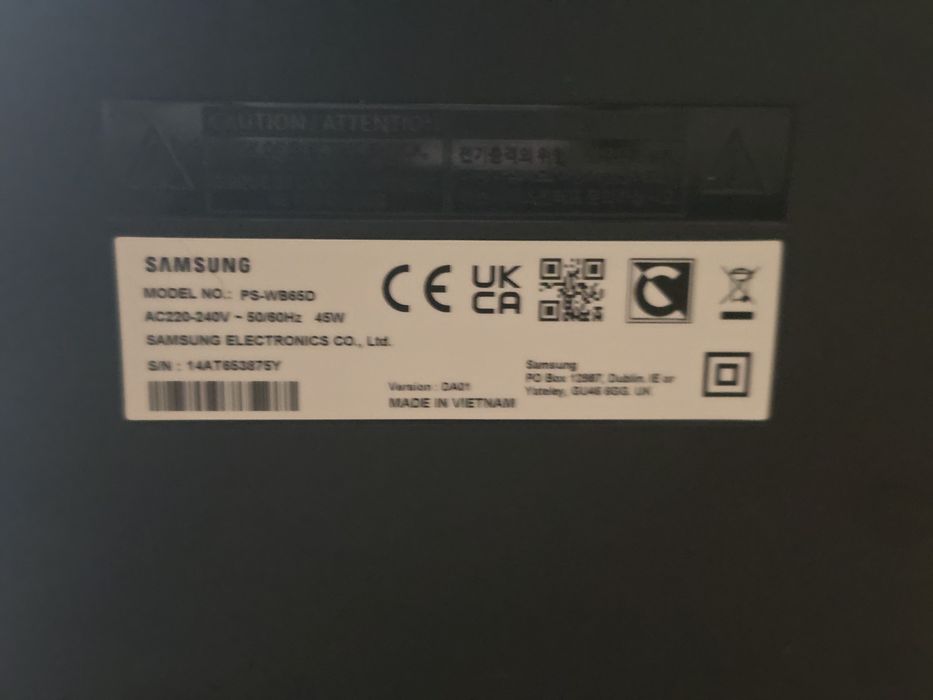Barra de som samsung hw-b550