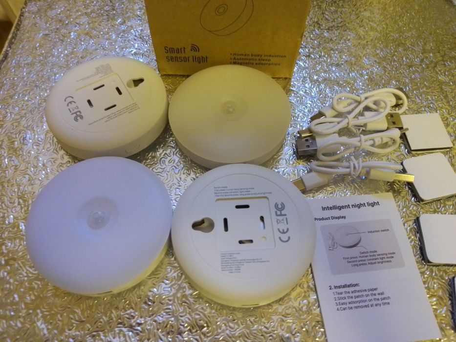 Лампа с датчиком движения Подсветка светильник ночник led фонарь