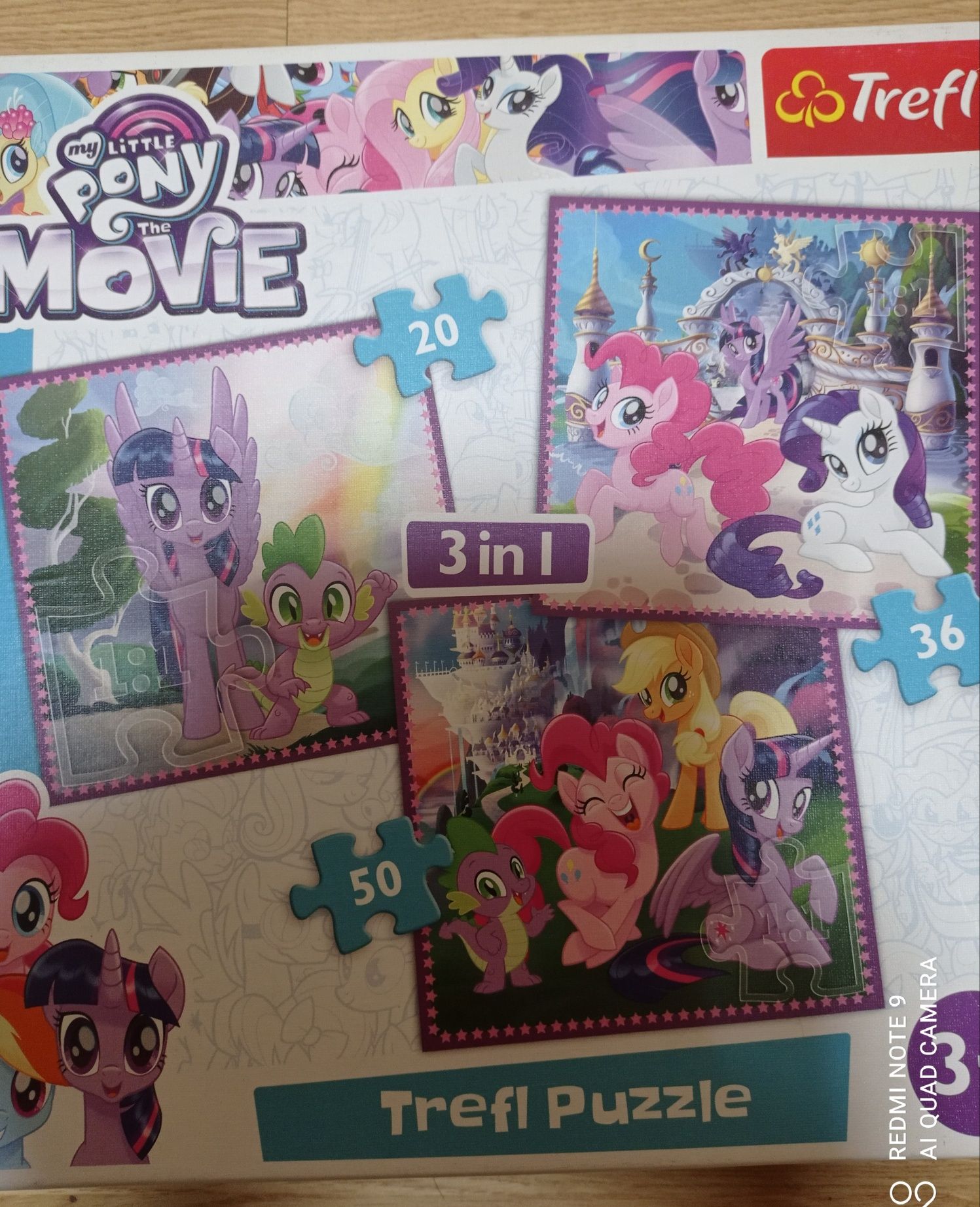 Puzzle 3w1 Trefl Kucyki Pony, pony Movie