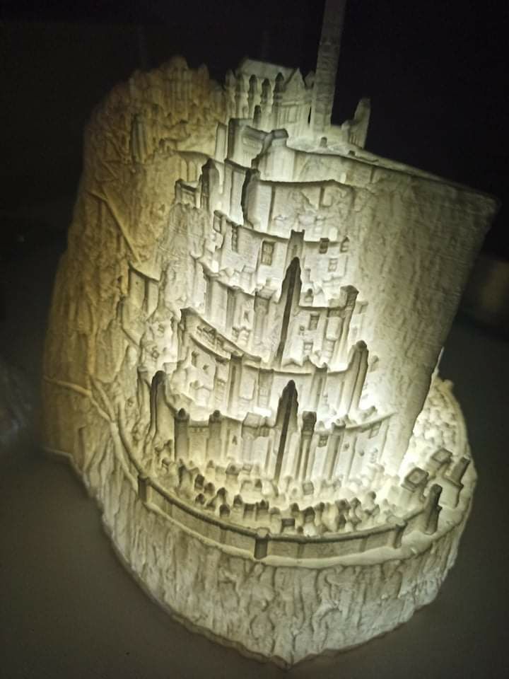 Minas Tirith władca pierścieni LotR lampka prezent duża - 24cm