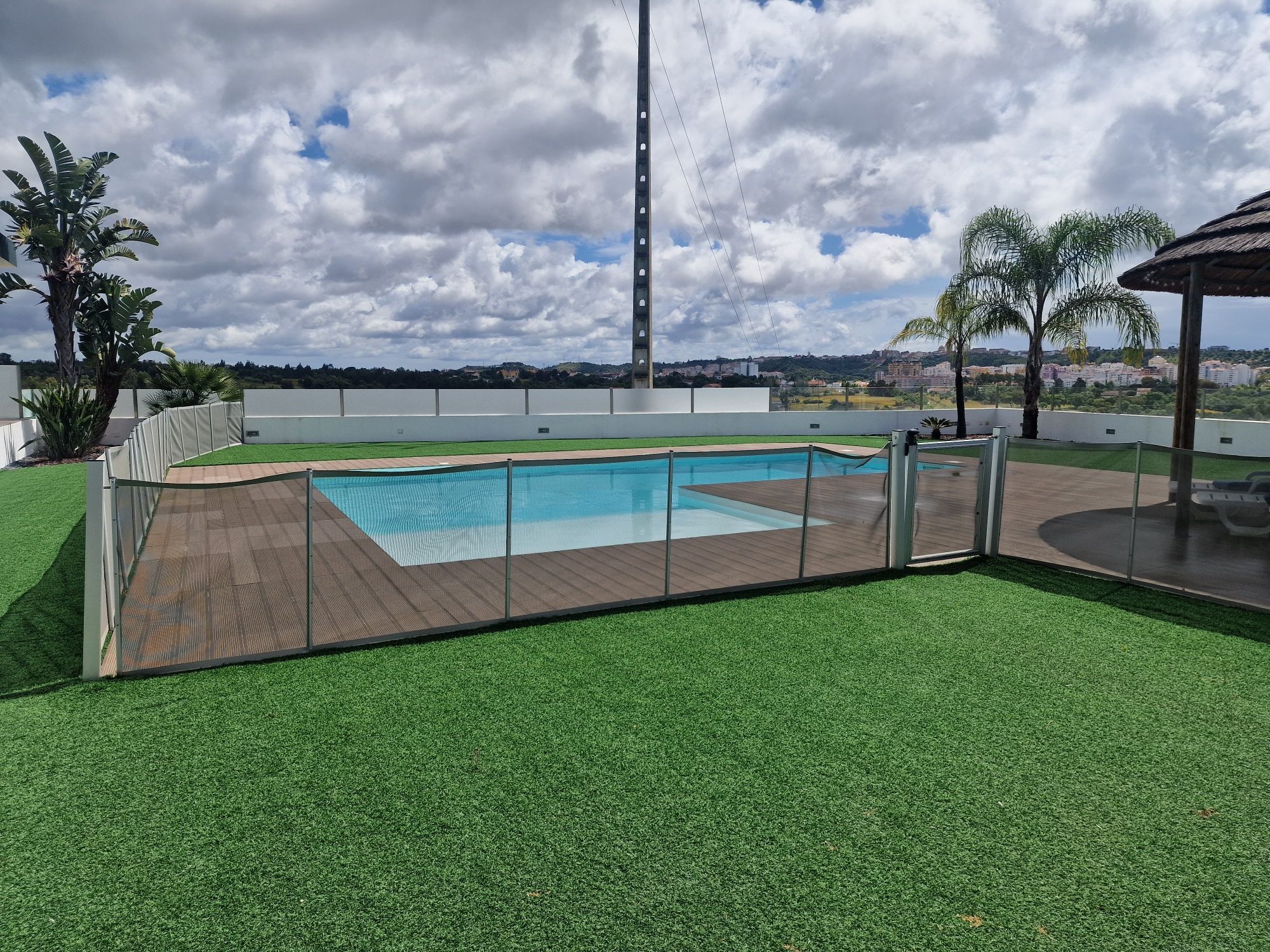 Vedação de proteção Piscina 25m com portão