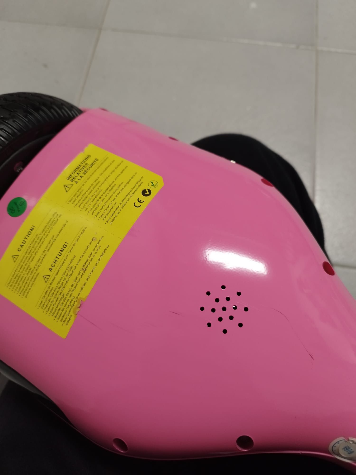 Hoverboard com Bluetooth e luzes