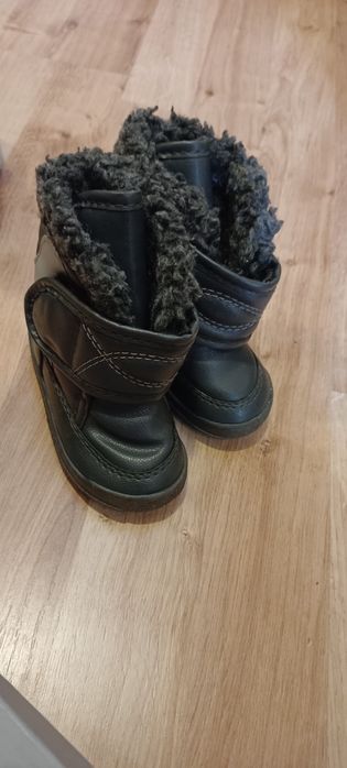 Buciki zimowe czarne