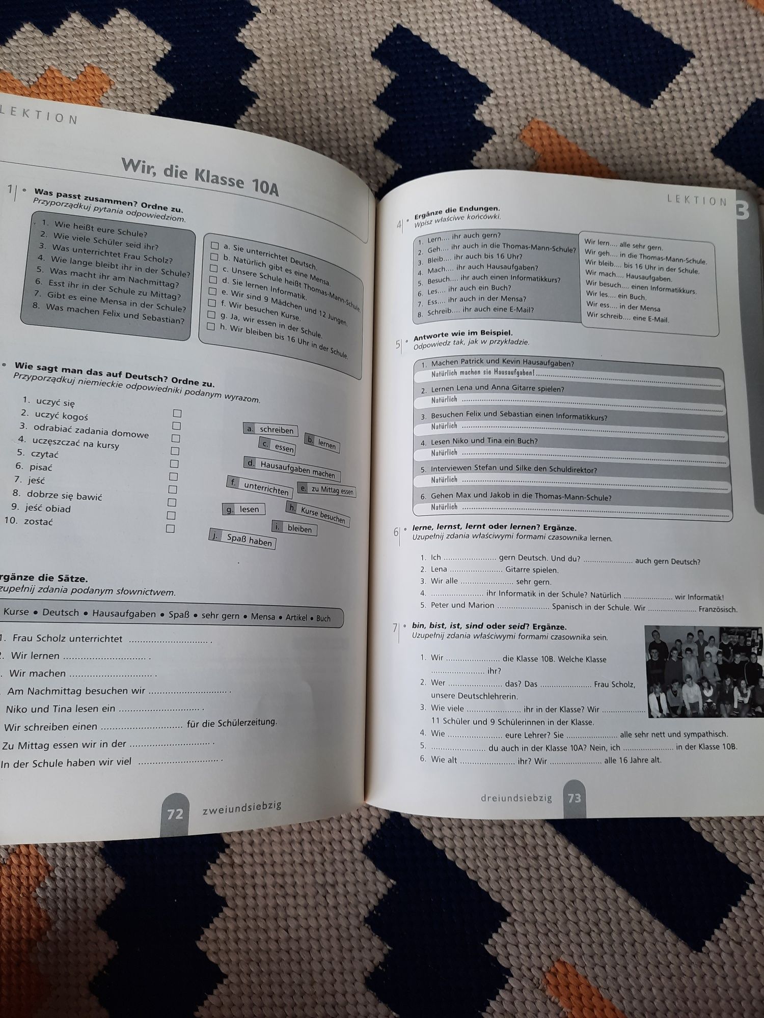 Podręcznik z ćwiczeniami do języka niemieckiego Direkt neu 1A