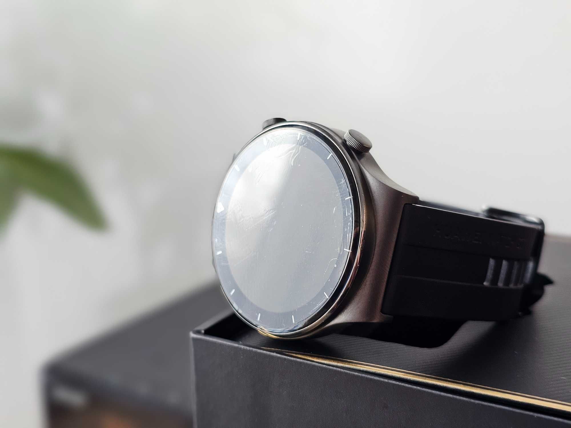 J Nowy Huawei Watch GT2 PRO sport smartwatch tytan szafir