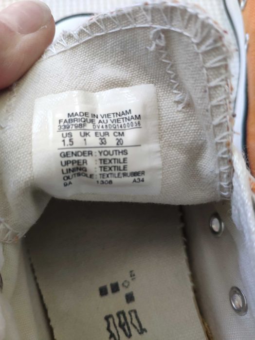 Trampki Converse wiosenne dziewczęce