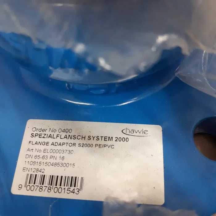 Łącznik kołnierzowy Hawle do rur PE i PVC 65-63 system 2000 nr.0400