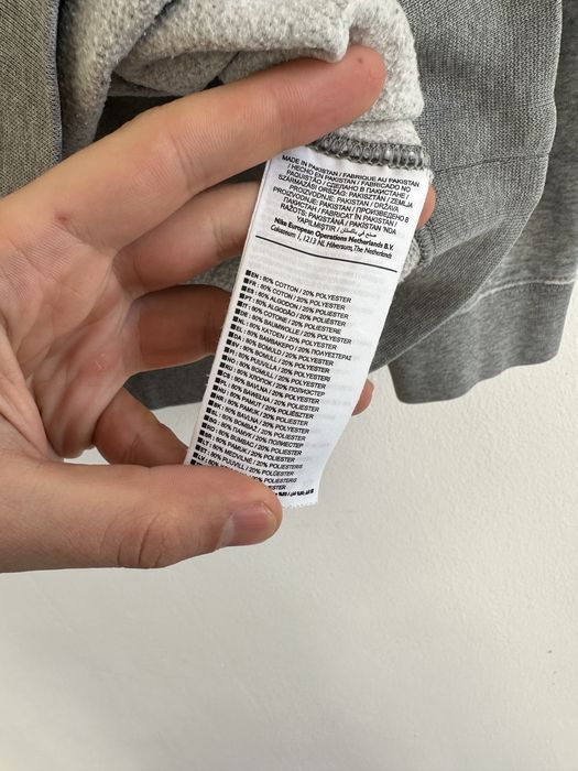 Серый Свитшот Nike оригинал Размер L