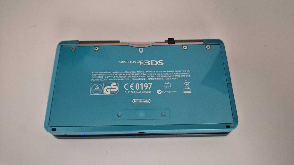 Nintendo 3DS azul + carregador