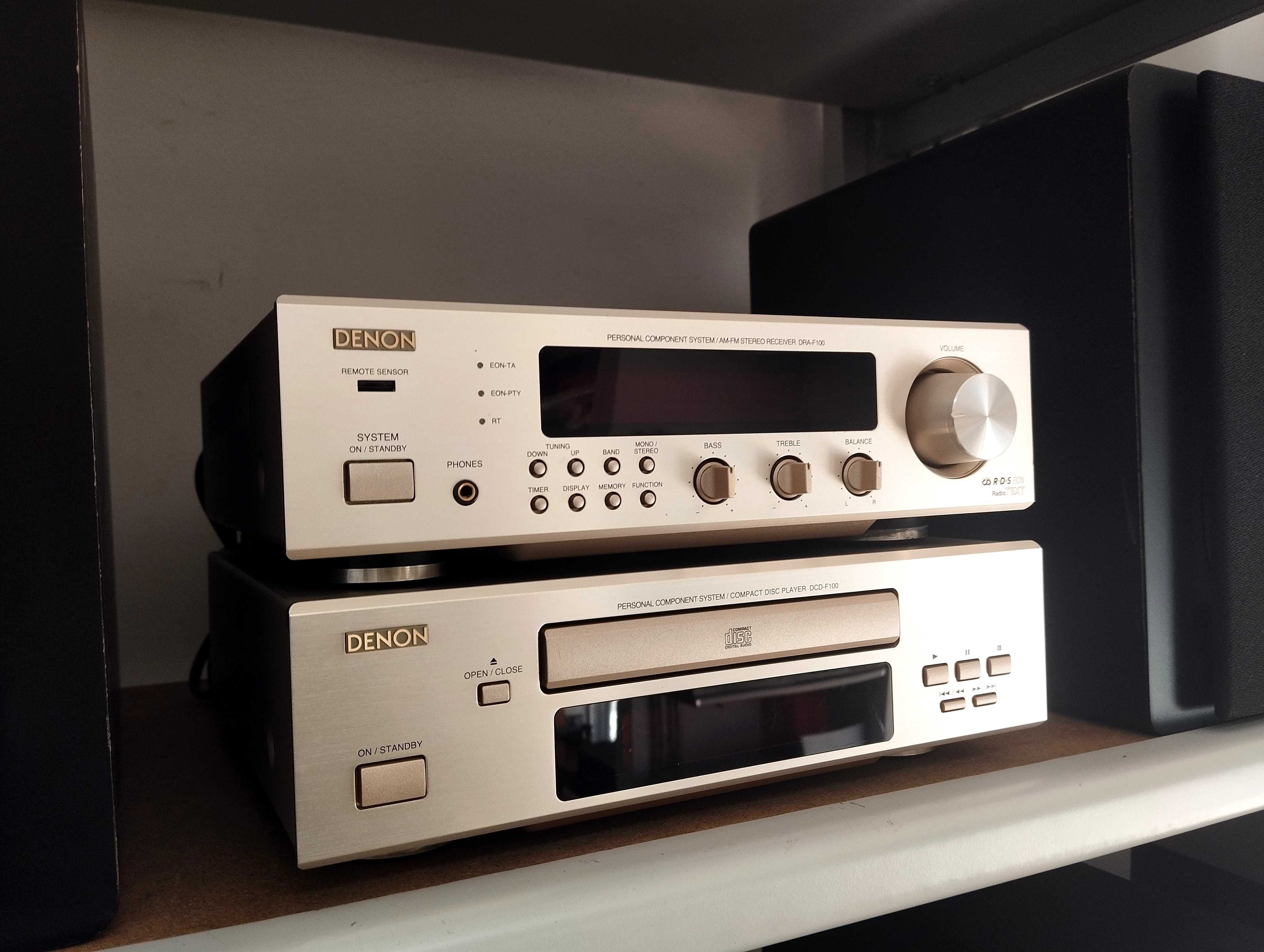 Aparelhagem completa Denon DRA-F100
