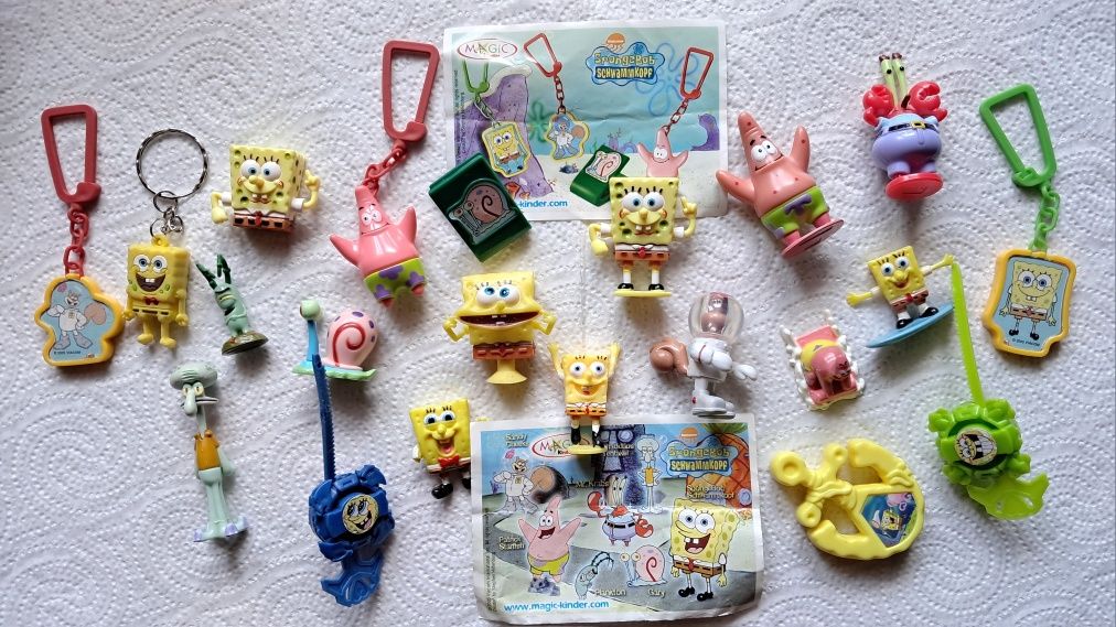 SpongeBob kinder , mega zestaw