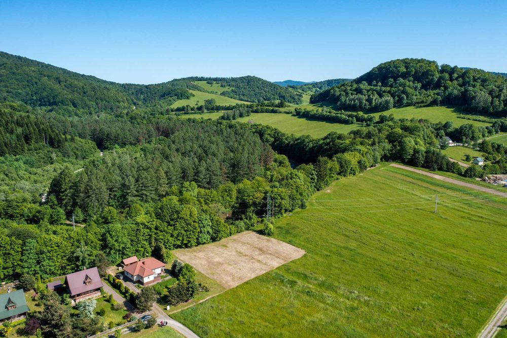 Działka nad rzeką, Bieszczady, Bukowiec, gmina Solina