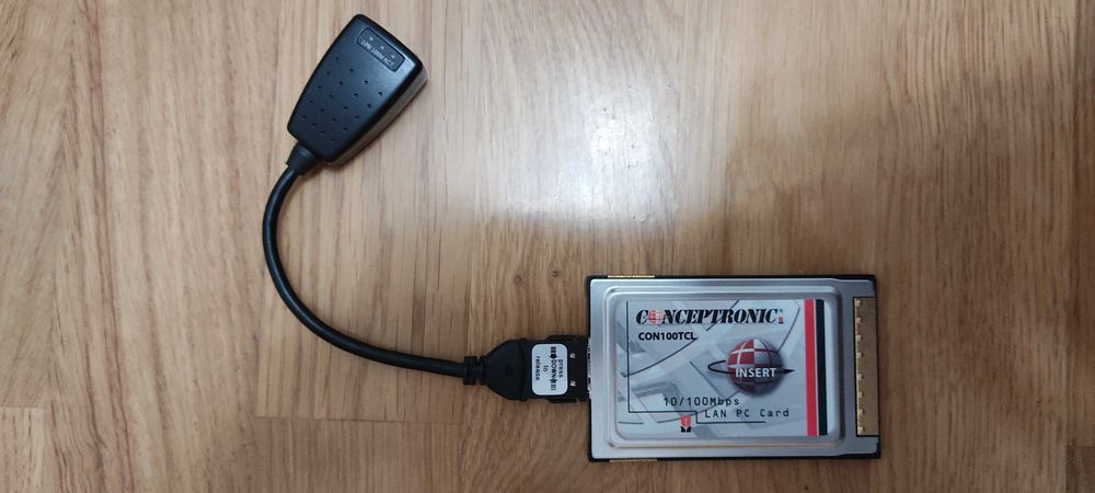 Placa de rede PCMCIA 10/100 Mbps