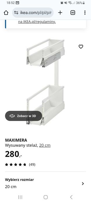 Maximera stelaż cargo