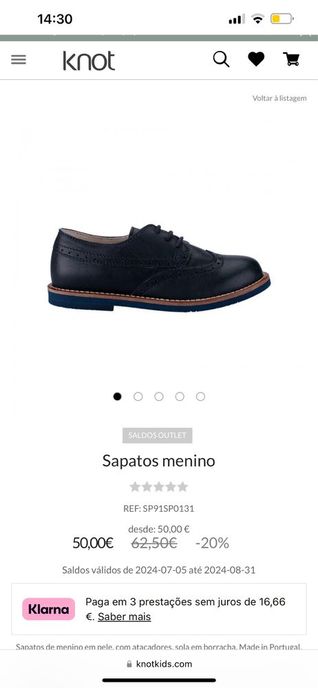 Sapatos cerimonia Knot