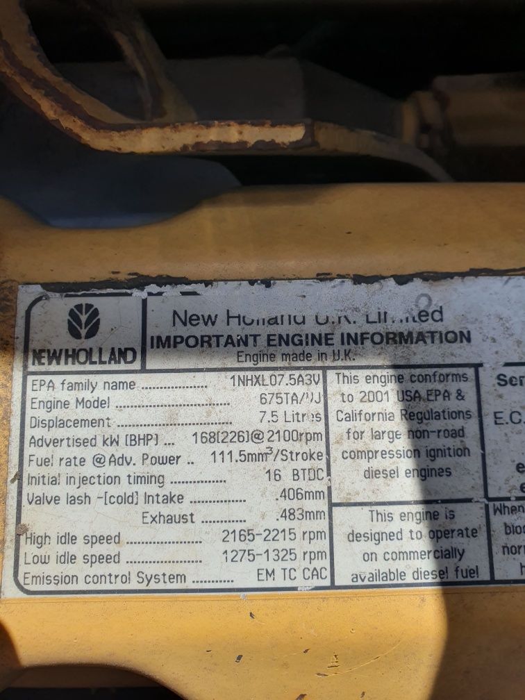 New Holland TC59 HYDRO PLUS 2001