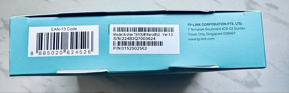 TpLink AX900 Nano Dual Band Wi-Fi 6 Bluetooth 5.3 USB Adapter
